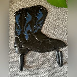 Cast Iron | Cowboy Boot | Double Hook